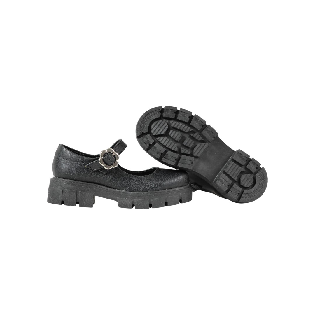 Foto 6 pulgar | Zapato Escolar Niña Efectos 1021 Napa Negro