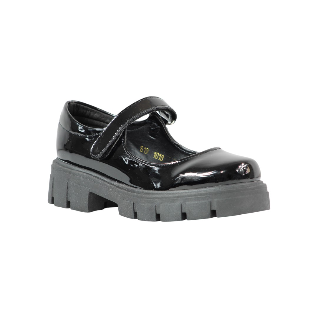 Foto 1 | Zapato Escolar Niña Efectos 1018 Charol Negro
