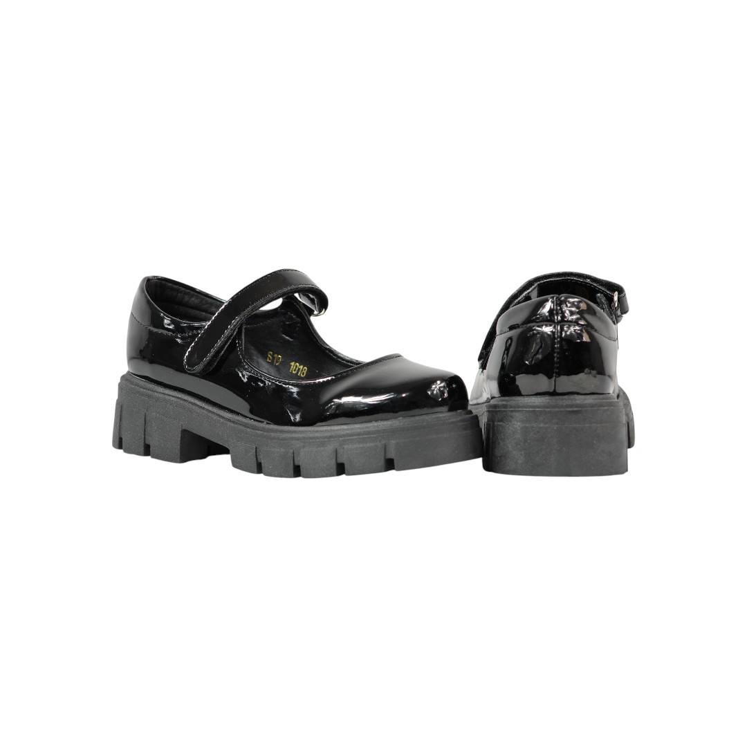 Foto 5 pulgar | Zapato Escolar Niña Efectos 1018 Charol Negro
