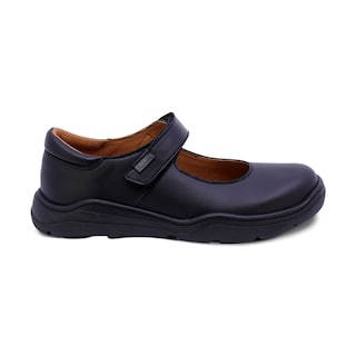 Foto 3 | Zapato Escolar Coqueta Para Niña De Piel En Negro Pilatus Con Ajuste Cómodo