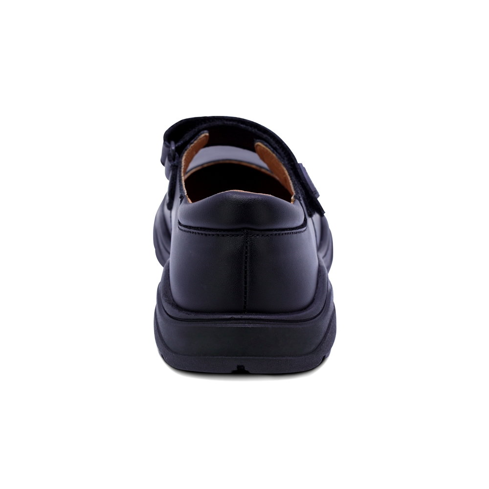 Foto 6 pulgar | Zapato Escolar Coqueta Para Niña De Piel En Negro Pilatus Con Ajuste Cómodo