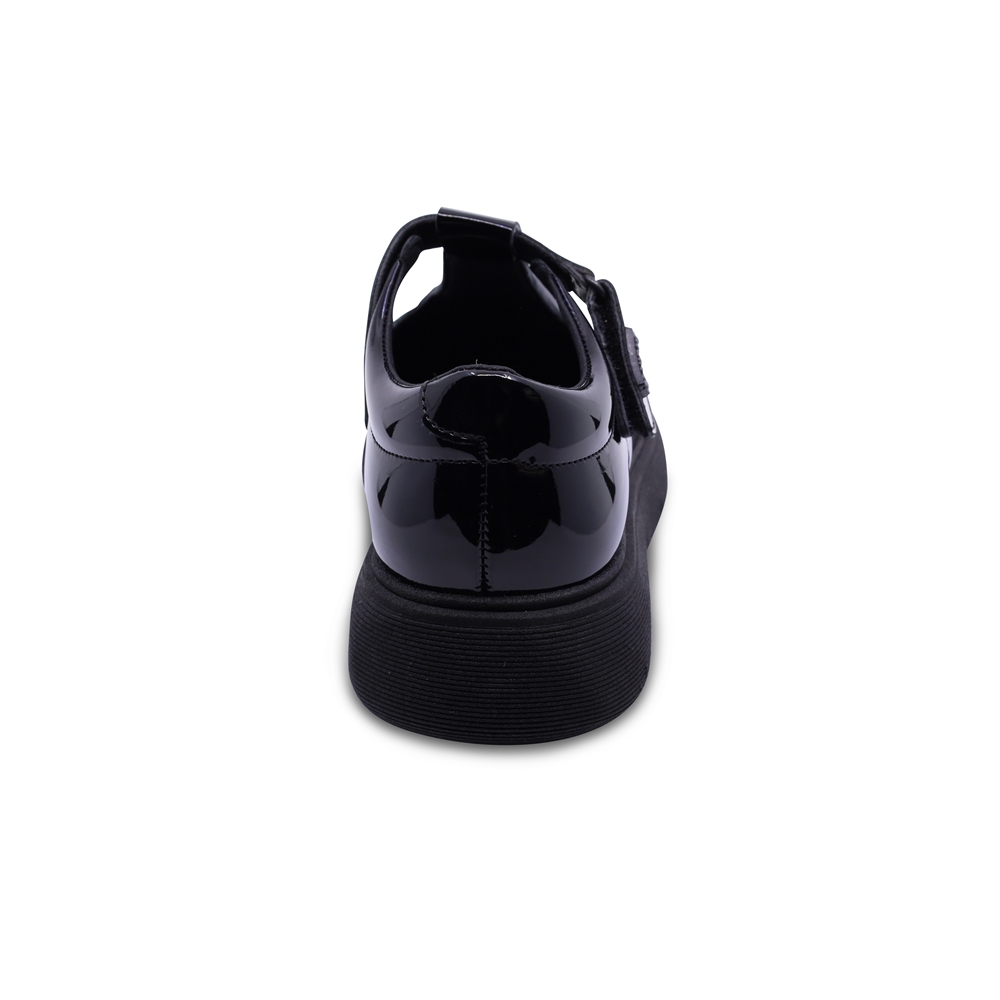 Foto 6 pulgar | Zapato Escolar Coqueta Para Niña Charol Negro Igor Con Tira De Contacto