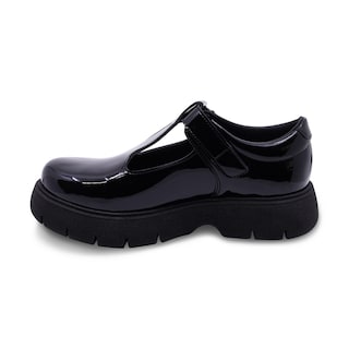 Foto 6 | Zapato Escolar Coqueta Para Niña Charol Negro Igor Con Tira De Contacto