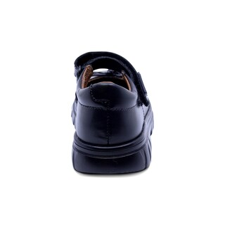 Foto 5 | Zapato Escolar Coqueta Para Niña De Piel En Negro Thunder Con Moño