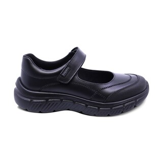 Foto 3 | Zapato Escolar Coqueta Para Niña De Piel Negro Balu Con Puntera Antirraspaduras