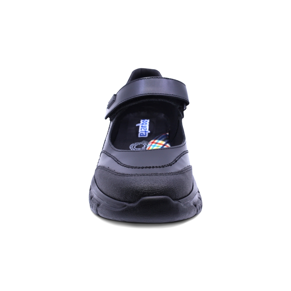 Foto 5 pulgar | Zapato Escolar Coqueta Para Niña De Piel Negro Balu Con Puntera Antirraspaduras