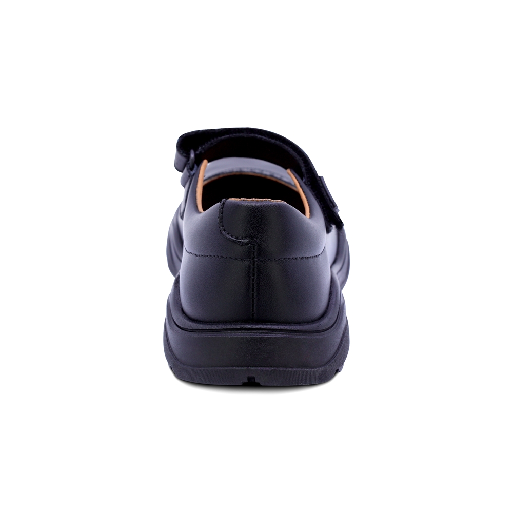 Foto 6 pulgar | Zapato Escolar Coqueta Para Niña De Piel En Negro Pilatus Con Perforado
