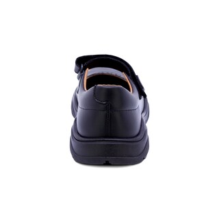 Foto 5 | Zapato Escolar Coqueta Para Niña De Piel En Negro Pilatus Con Perforado