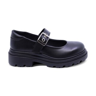 Foto 3 | Zapato Escolar Coqueta Para Niña De Piel Negro Jazz Con Hebilla