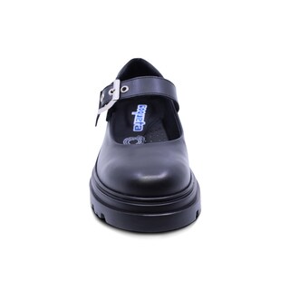 Foto 4 | Zapato Escolar Coqueta Para Niña De Piel Negro Jazz Con Hebilla