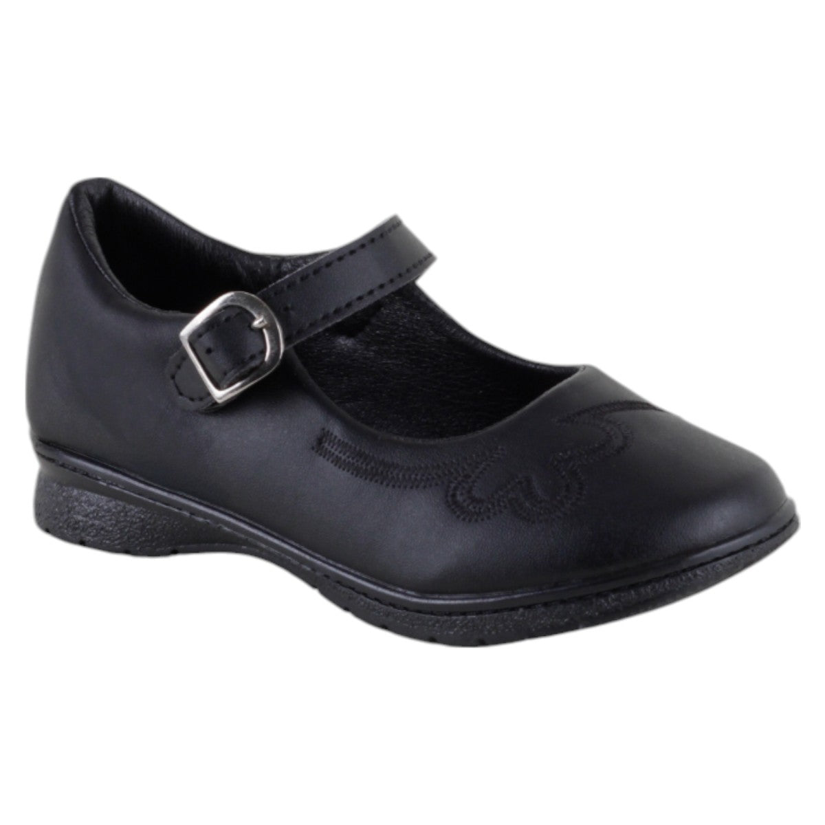 Escolar Exterior Piel Vegana Color Negros Para Niña De Rbcollection
