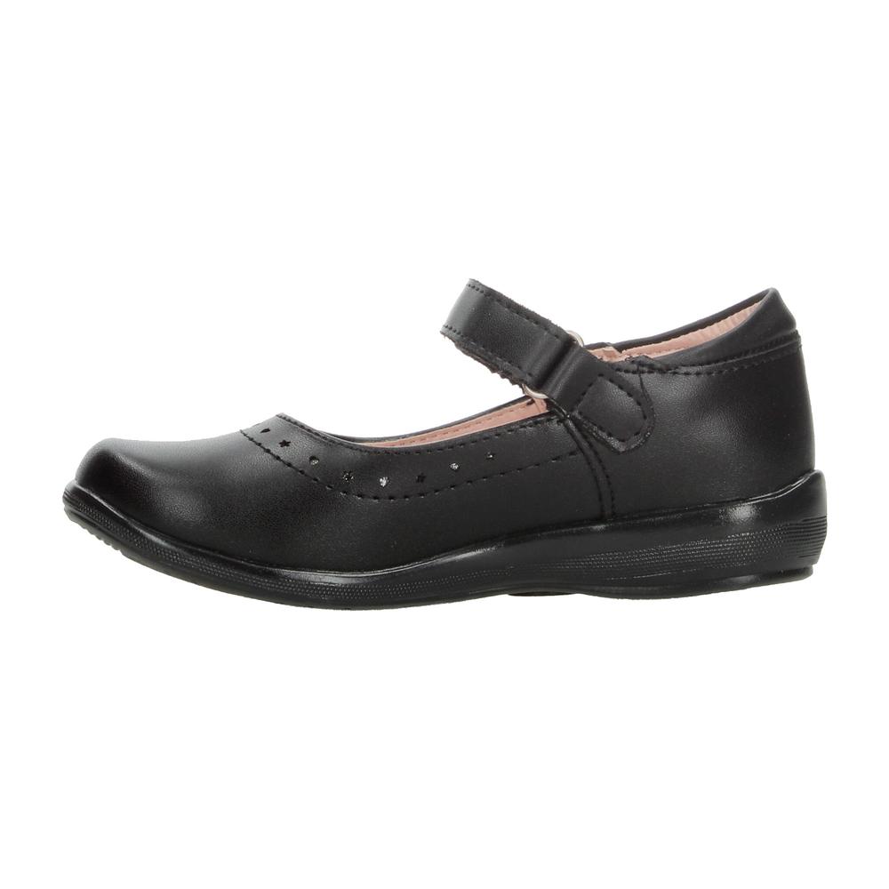 Foto 6 pulgar | Zapato Escolar Negro Para Niña T115-18 [lii3] Negro