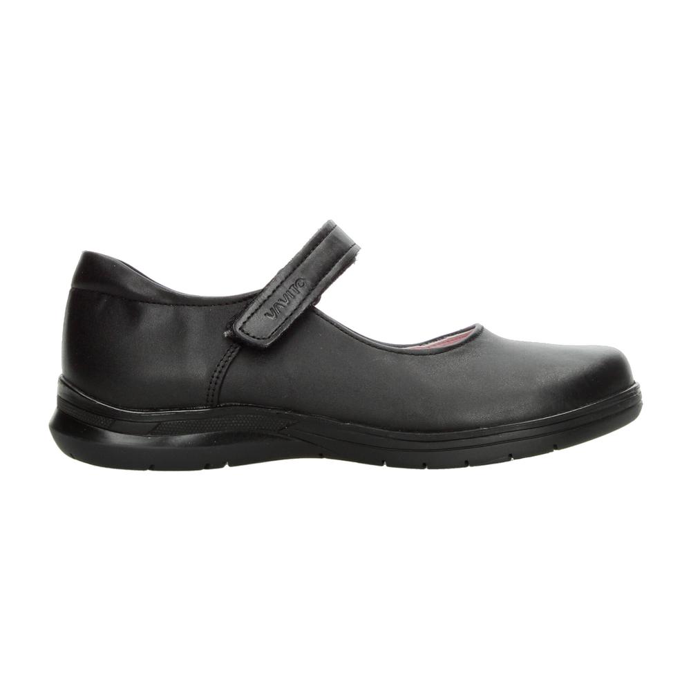 Foto 2 pulgar | Zapato Escolar Vavito Negro Para Niña T18-22 [vvv1170] Negro