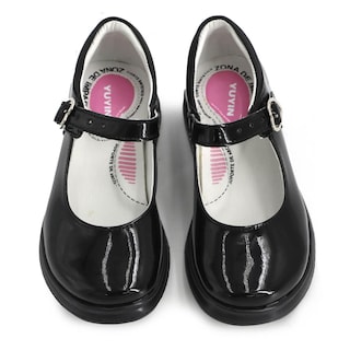 Foto 2 | Zapato Escolar Yuyin Charol Corazón Negro Para Niña