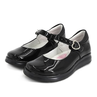 Foto 5 | Zapato Escolar Yuyin Charol Corazón Negro Para Niña