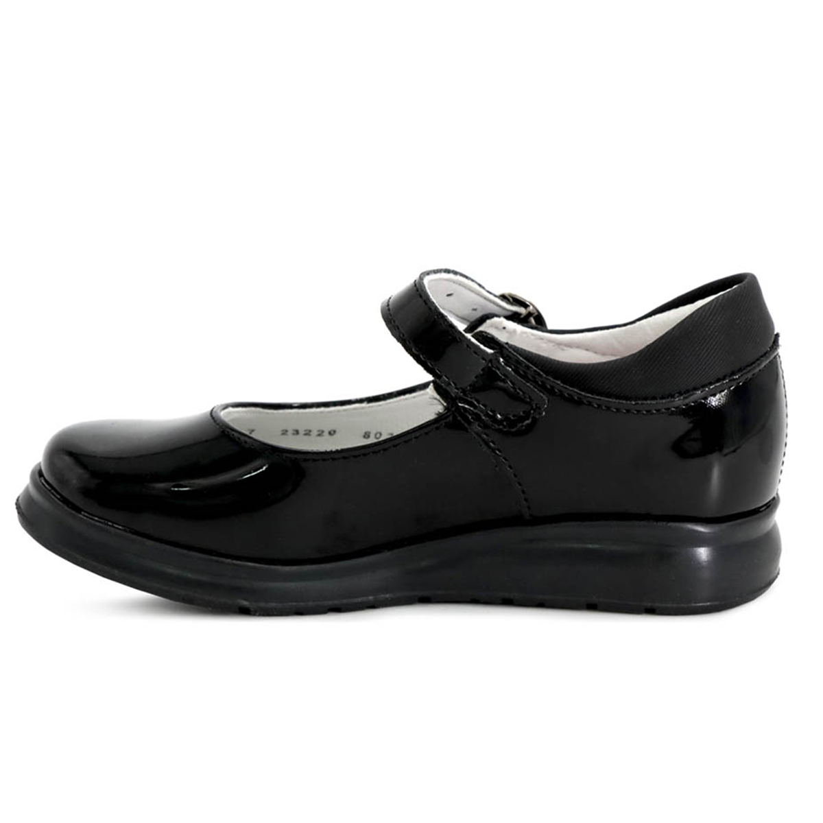 Foto 7 pulgar | Zapato Escolar Yuyin Charol Corazón Negro Para Niña