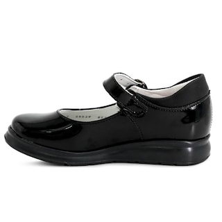 Foto 6 | Zapato Escolar Yuyin Charol Corazón Negro Para Niña