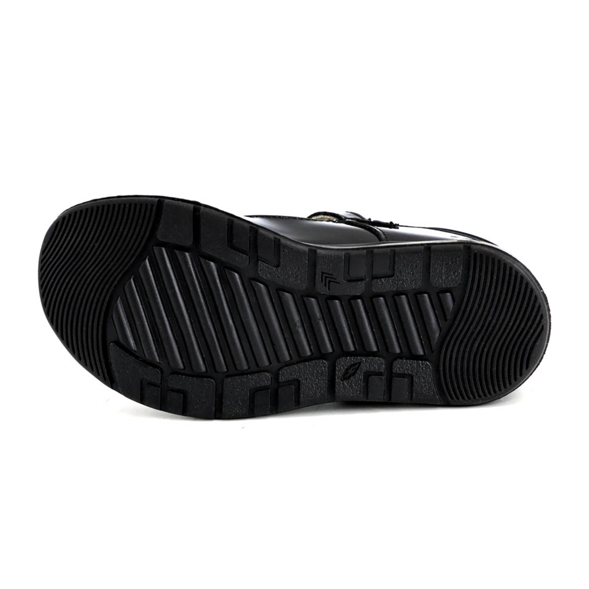 Foto 8 pulgar | Zapato Escolar Yuyin Charol Corazón Negro Para Niña