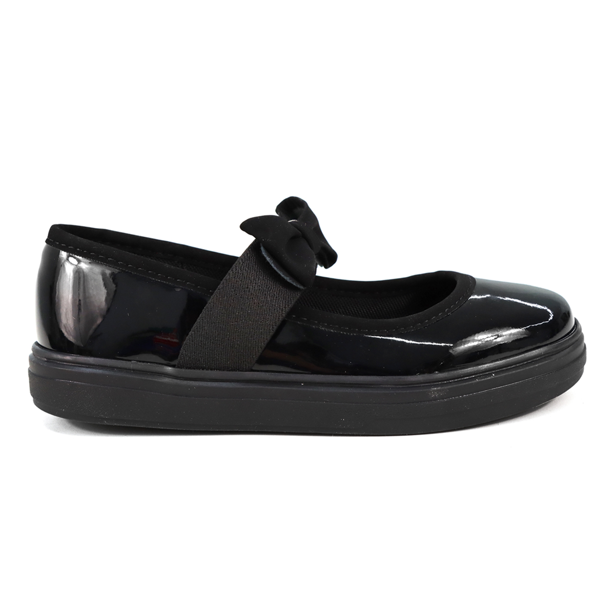 Foto 4 pulgar | Zapato Escolar Karsten Negro Charol Moño Para Niña
