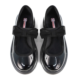 Foto 5 | Zapato Escolar Karsten Negro Charol Moño Para Niña