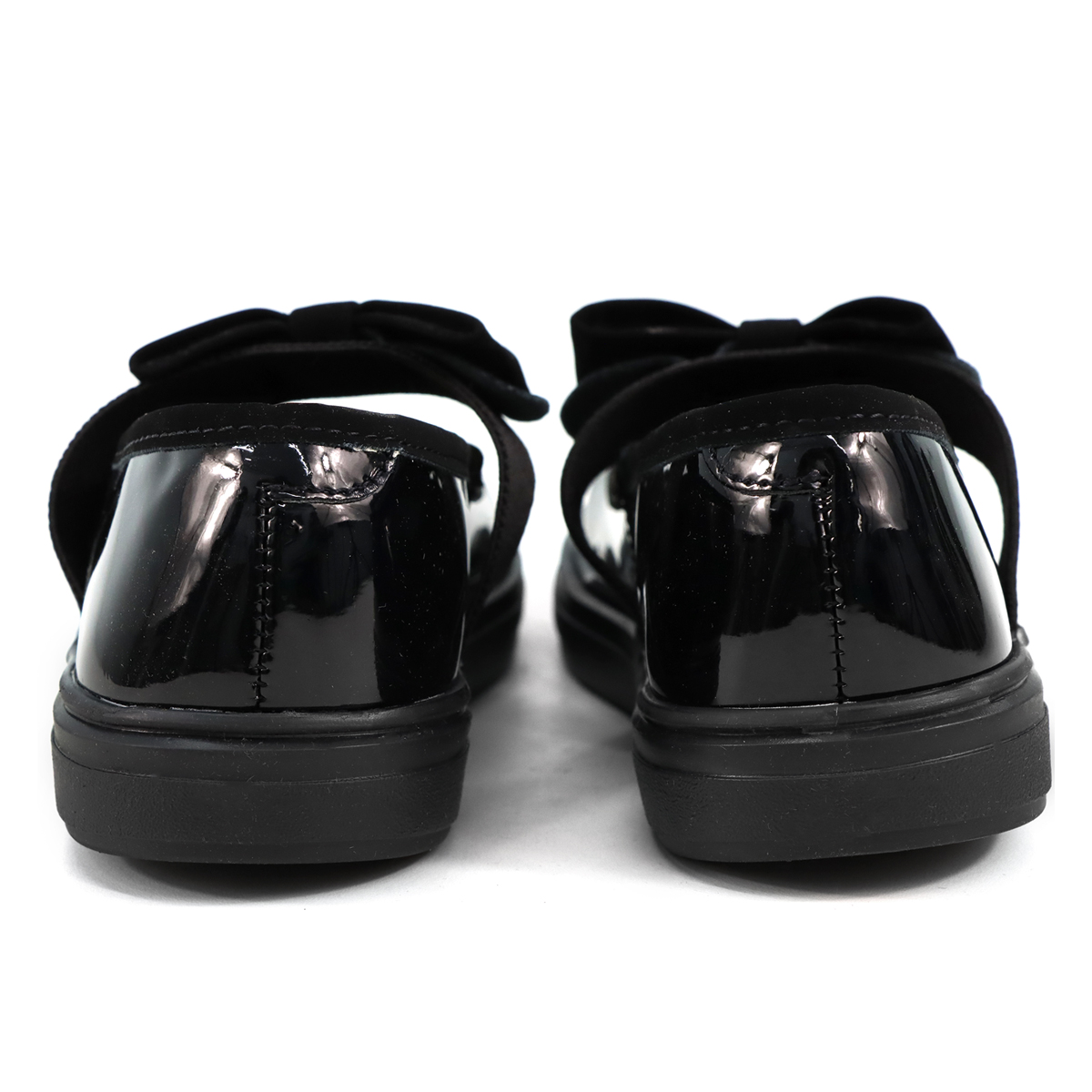 Foto 9 pulgar | Zapato Escolar Karsten Negro Charol Moño Para Niña
