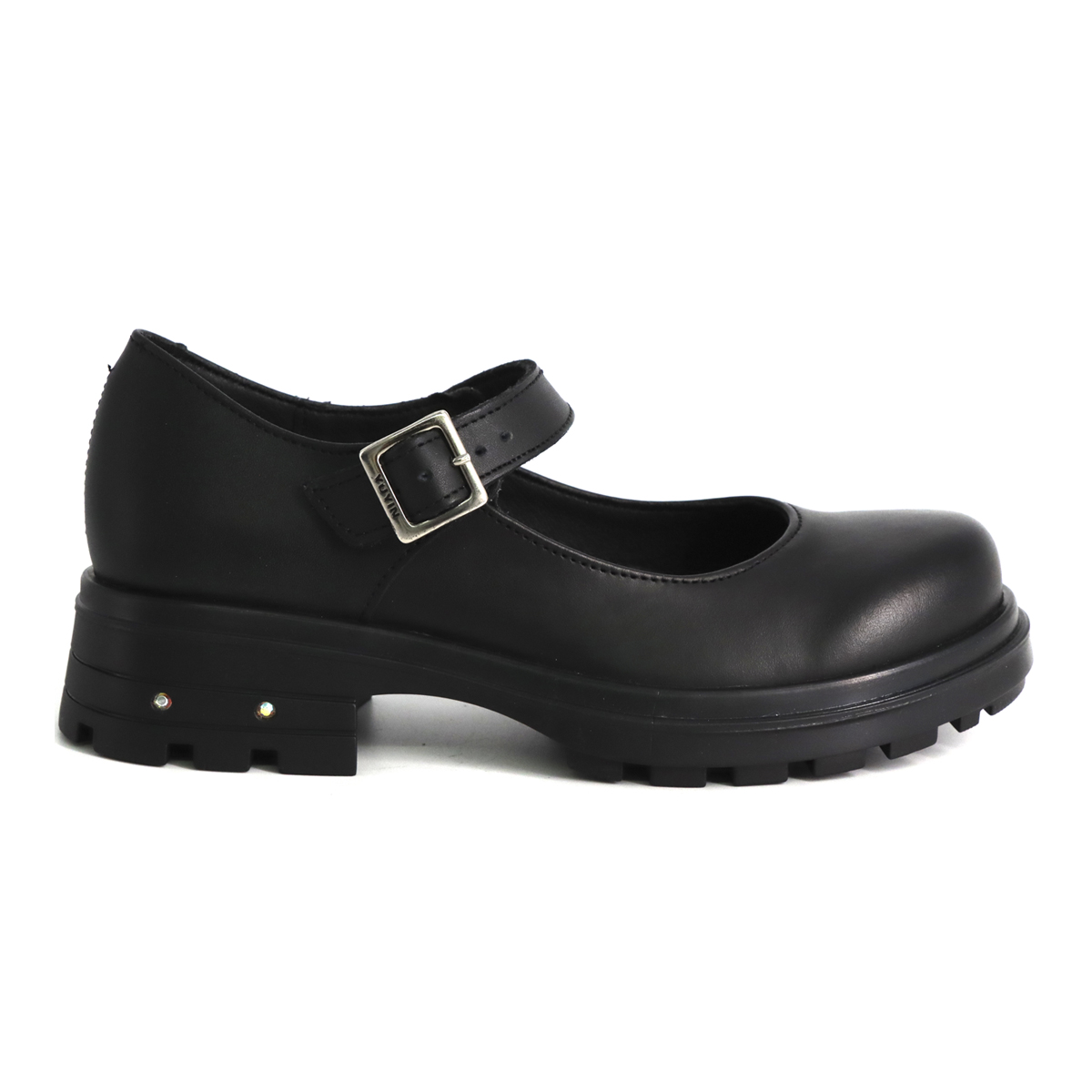 Foto 2 pulgar | Zapato Escolar Yuyin Piel Negro Para Niña