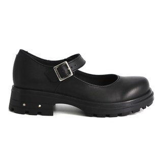 Foto 1 | Zapato Escolar Yuyin Piel Negro Para Niña
