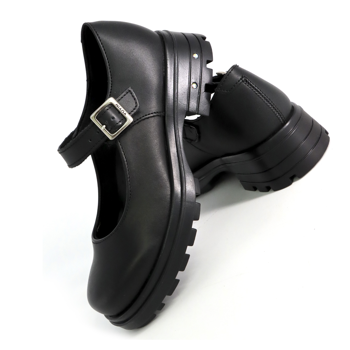 Foto 6 pulgar | Zapato Escolar Yuyin Piel Negro Para Niña