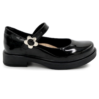 Foto 1 | Zapato Escolar Yuyin Charol Negro Para Niña