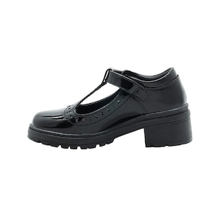 Foto 2 | Zapato Escolar Bambino Para Niña Hebilla Charol Negro Negro
