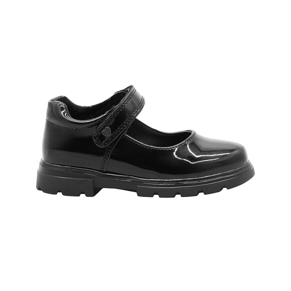 Foto 4 pulgar | Zapato Escolar Para Niña Bambino Charol Negro Contactel Negro