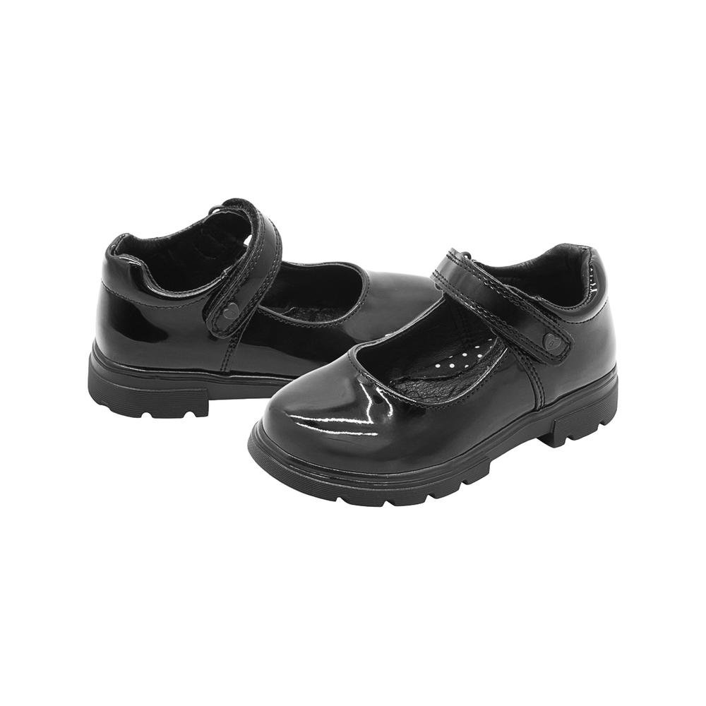 Foto 6 pulgar | Zapato Escolar Para Niña Bambino Charol Negro Contactel Negro
