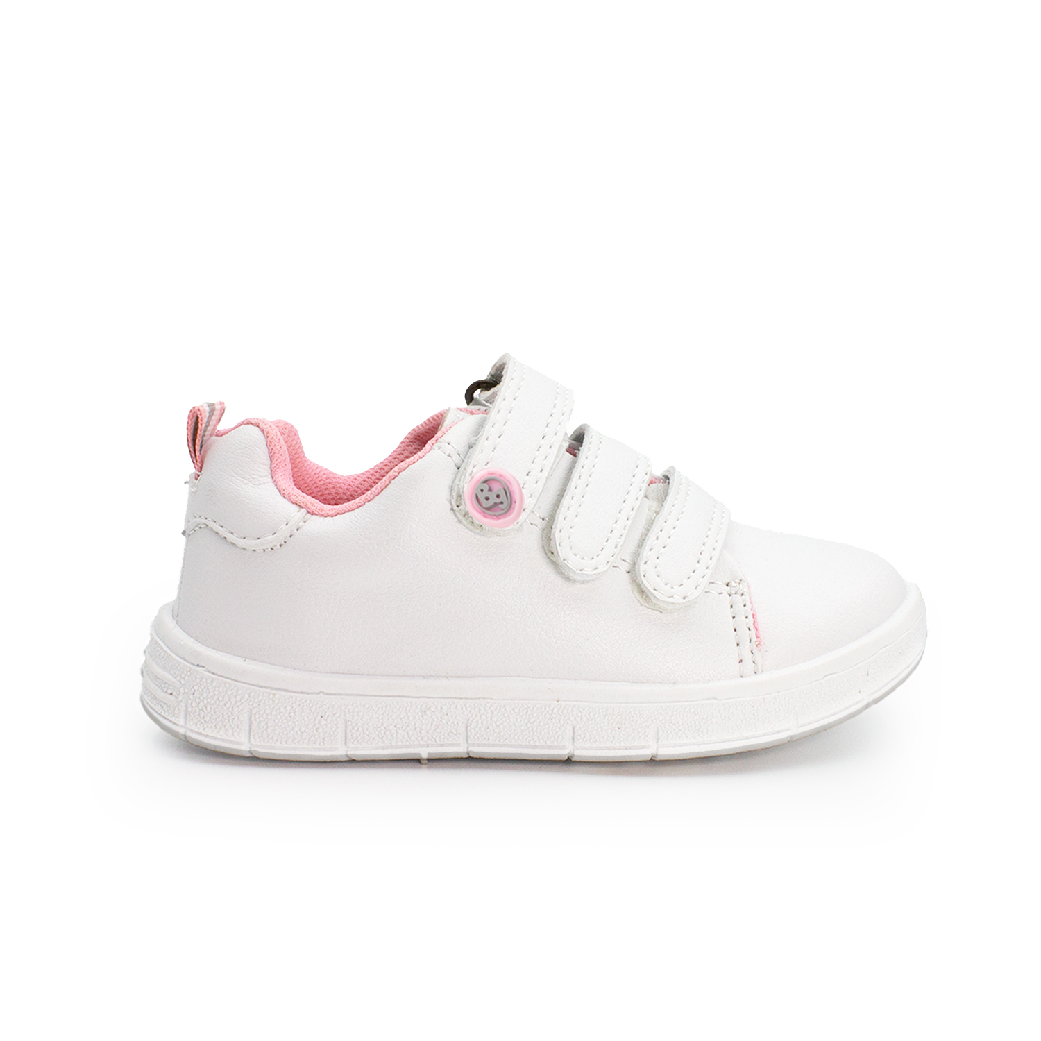 Tenis Escolares Bubble Gummers Para Niña Blanco Confort