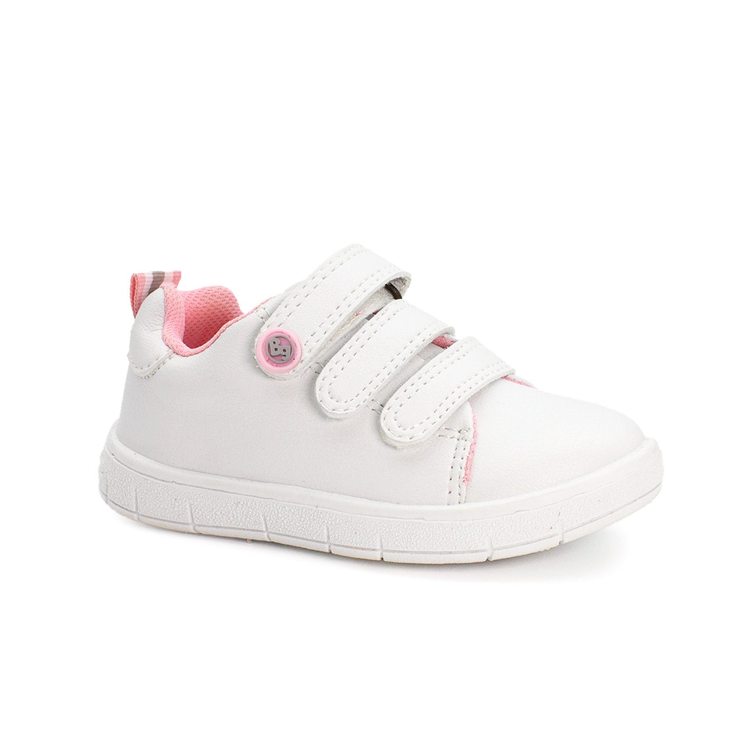 Foto 4 pulgar | Tenis Escolares Bubble Gummers Para Niña Blanco Confort