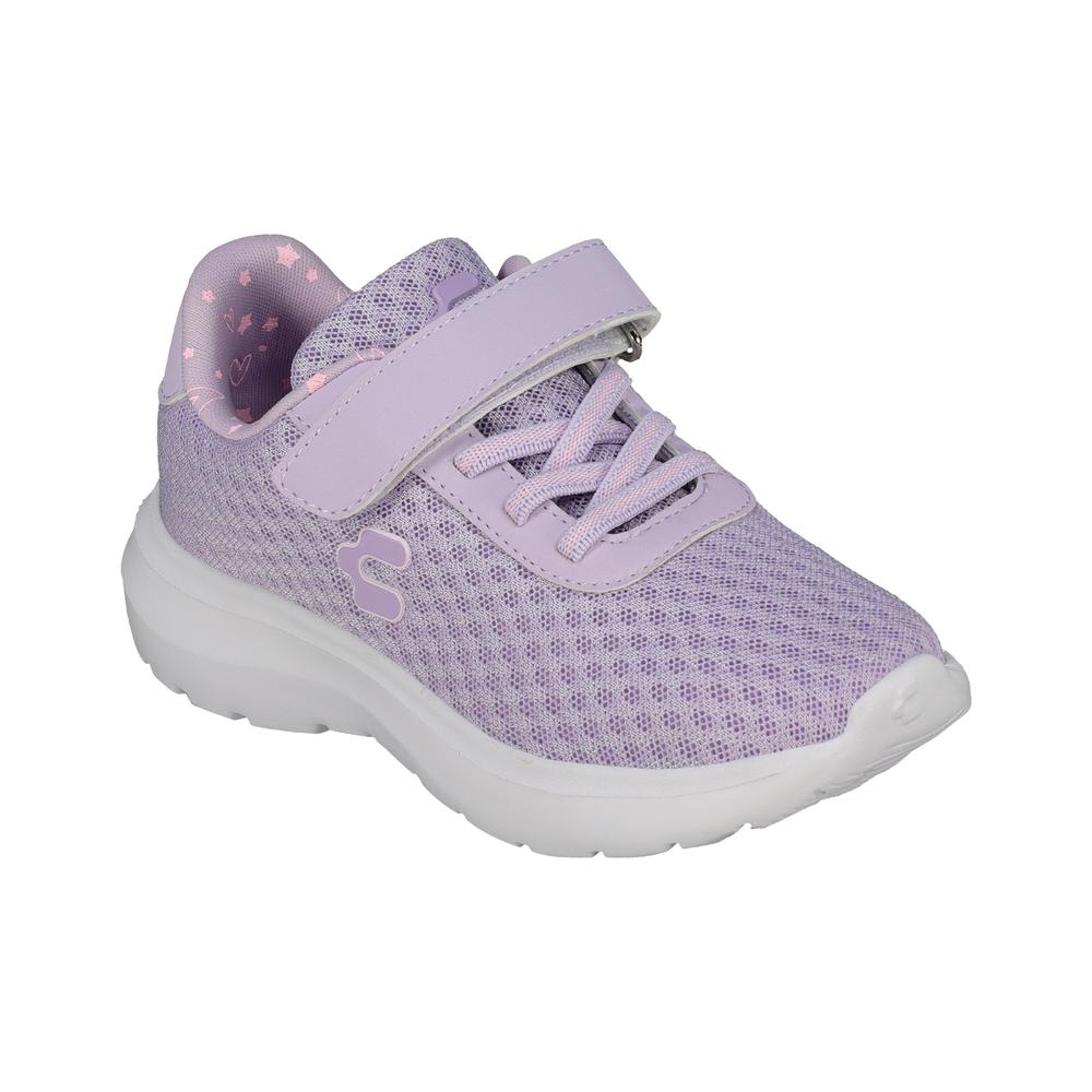 Foto 3 pulgar | Tenis Niña Ajustable Comodo Charly Sports Violeta Oscuro
