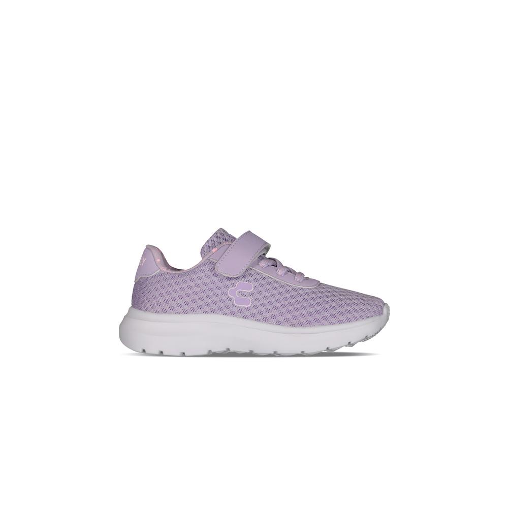 Foto 4 pulgar | Tenis Niña Ajustable Comodo Charly Sports Violeta Oscuro