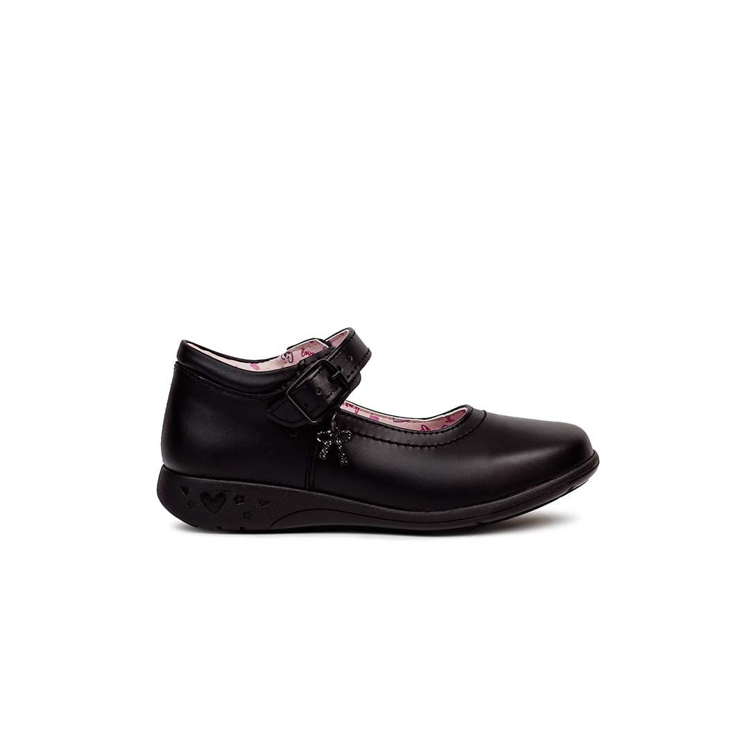 Zapato Escolar Bambino Bm9062-a4 Para Niña En Piel/sintética Tallas 18.5-20.5