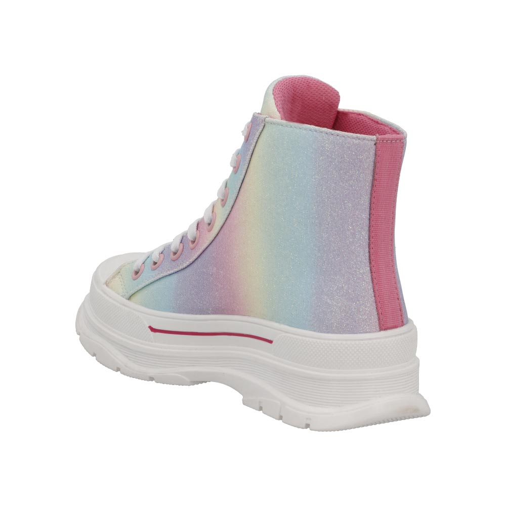 Foto 5 pulgar | Tenis Bambino N3887 Multicolor Para Niña Tipo Botin Talla 18 Al 23
