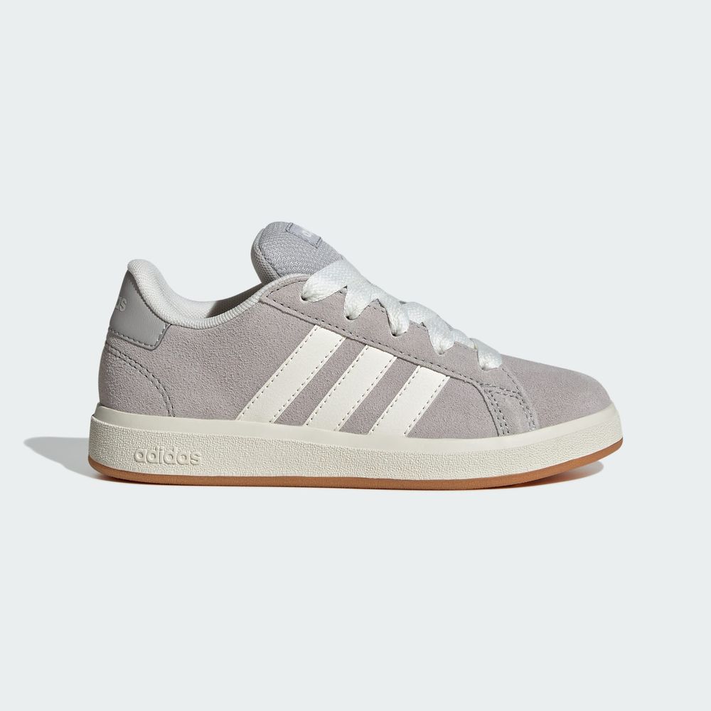 Foto 3 pulgar | Grand Court 00s K Adidas Gris Niños