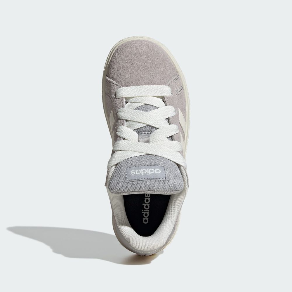 Foto 5 pulgar | Grand Court 00s K Adidas Gris Niños