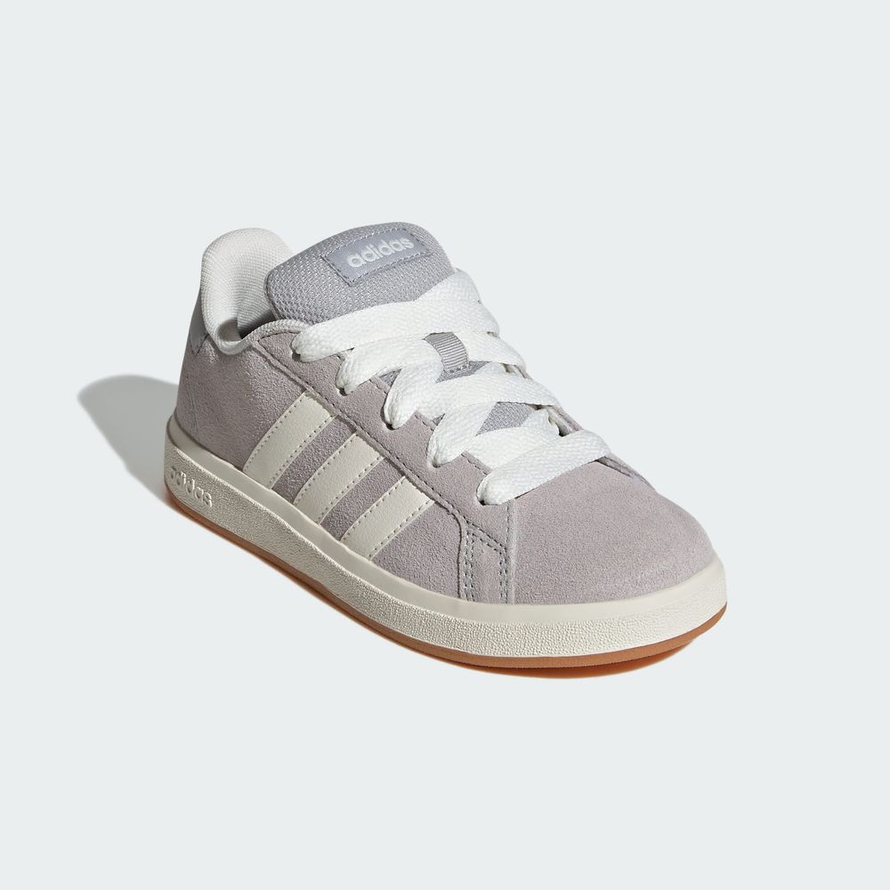 Foto 7 pulgar | Grand Court 00s K Adidas Gris Niños