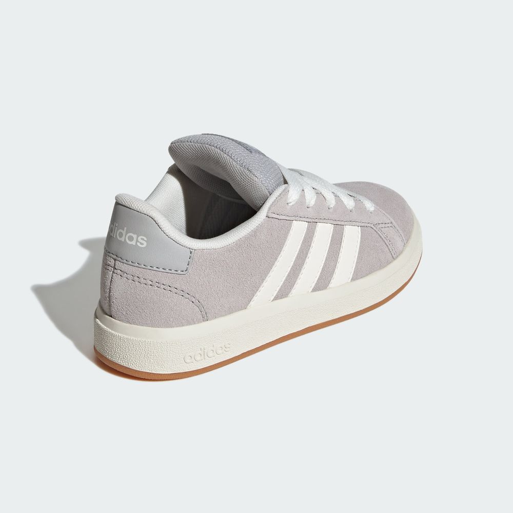 Foto 8 pulgar | Grand Court 00s K Adidas Gris Niños