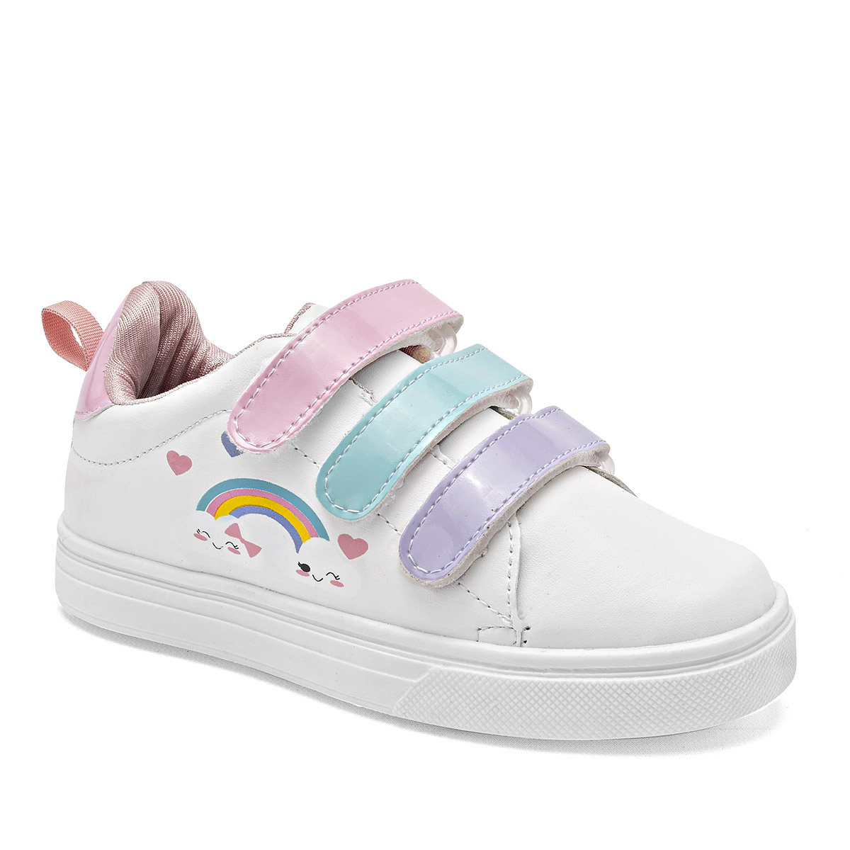 C>libre Tenis Urbano Para Niña Blanco Multicolor