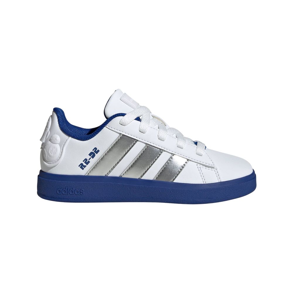 Foto 2 pulgar | Droids Grand Court 2.0 K Adidas Blanco Niños