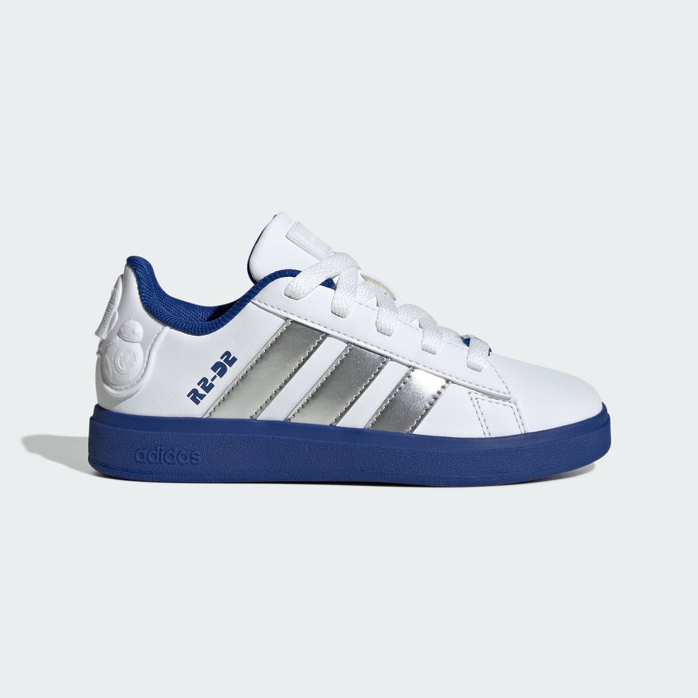 Foto 3 pulgar | Droids Grand Court 2.0 K Adidas Blanco Niños