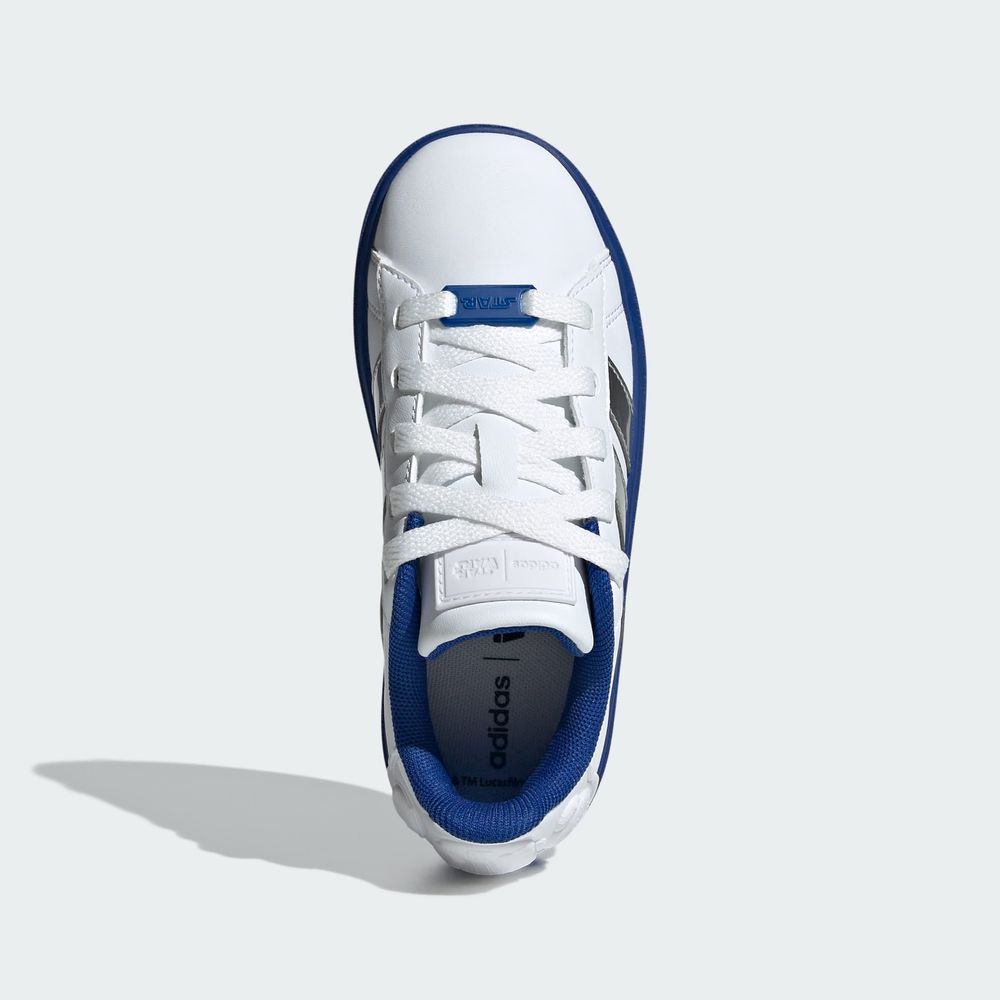 Foto 5 pulgar | Droids Grand Court 2.0 K Adidas Blanco Niños