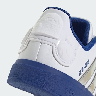 Foto 8 | Droids Grand Court 2.0 K Adidas Blanco Niños