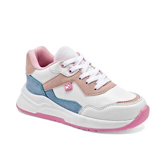 Foto 1 | Ferrioni Tenis Urbano Para Niña Blanco Azul Beige