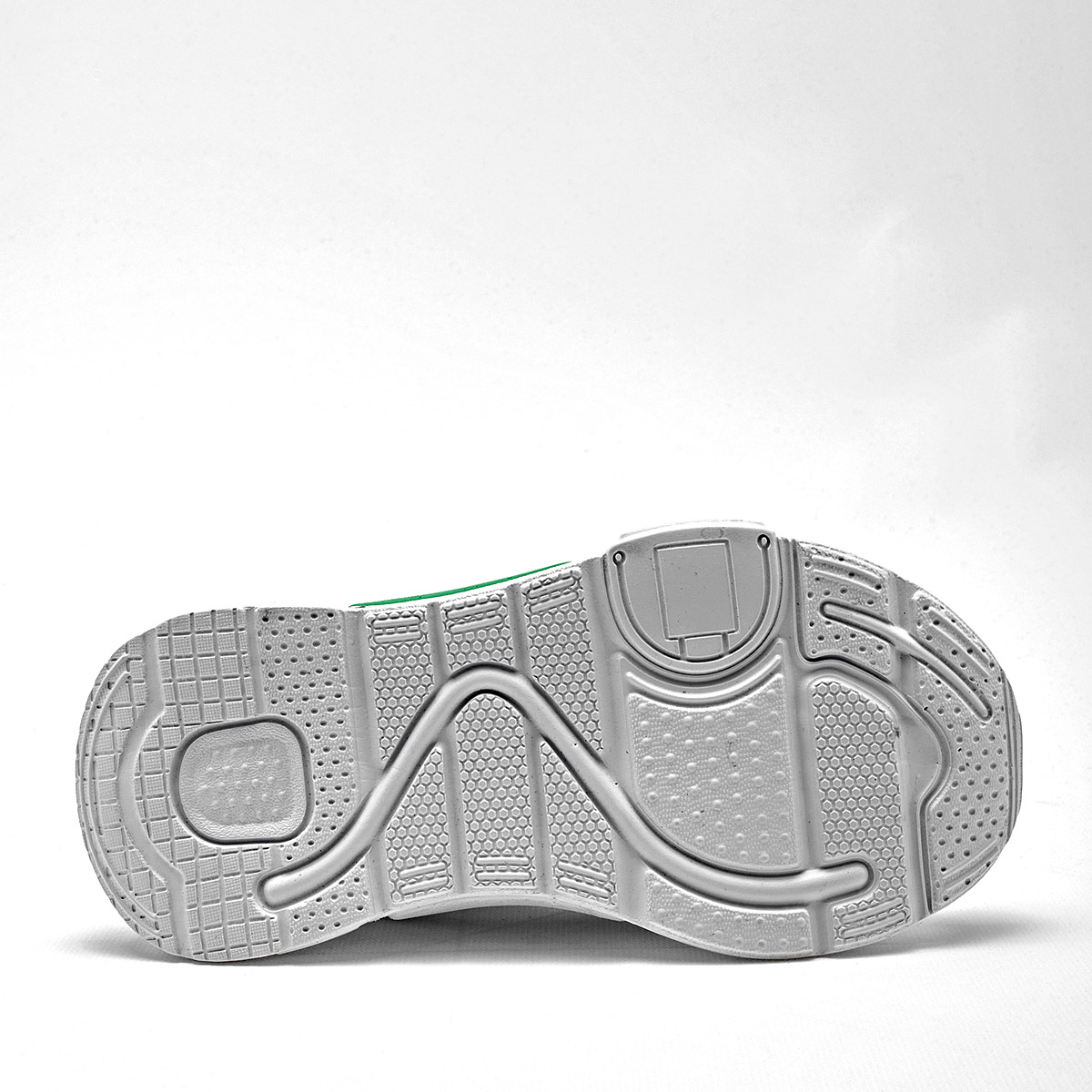 Foto 5 pulgar | American Fire Tenis Urbano Para Niña Blanco Plata Verde