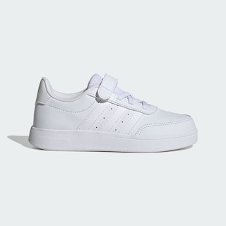 Foto 2 | Tenis Breaknet 2.0 Kids Adidas Blancos para Niños